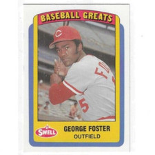 GEORGE FOSTER CINCINNATI REDS 1990 SWELL BASEBALL CARD