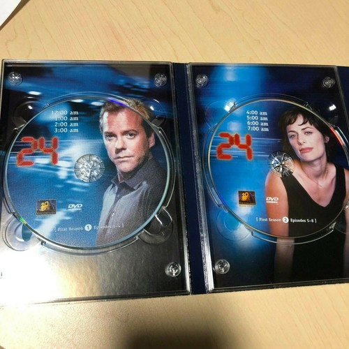 24 Season 1 ~ Box Set of 6 DVD's New Twenty Four Season One Free Shipping USA - Picture 2 of 4
