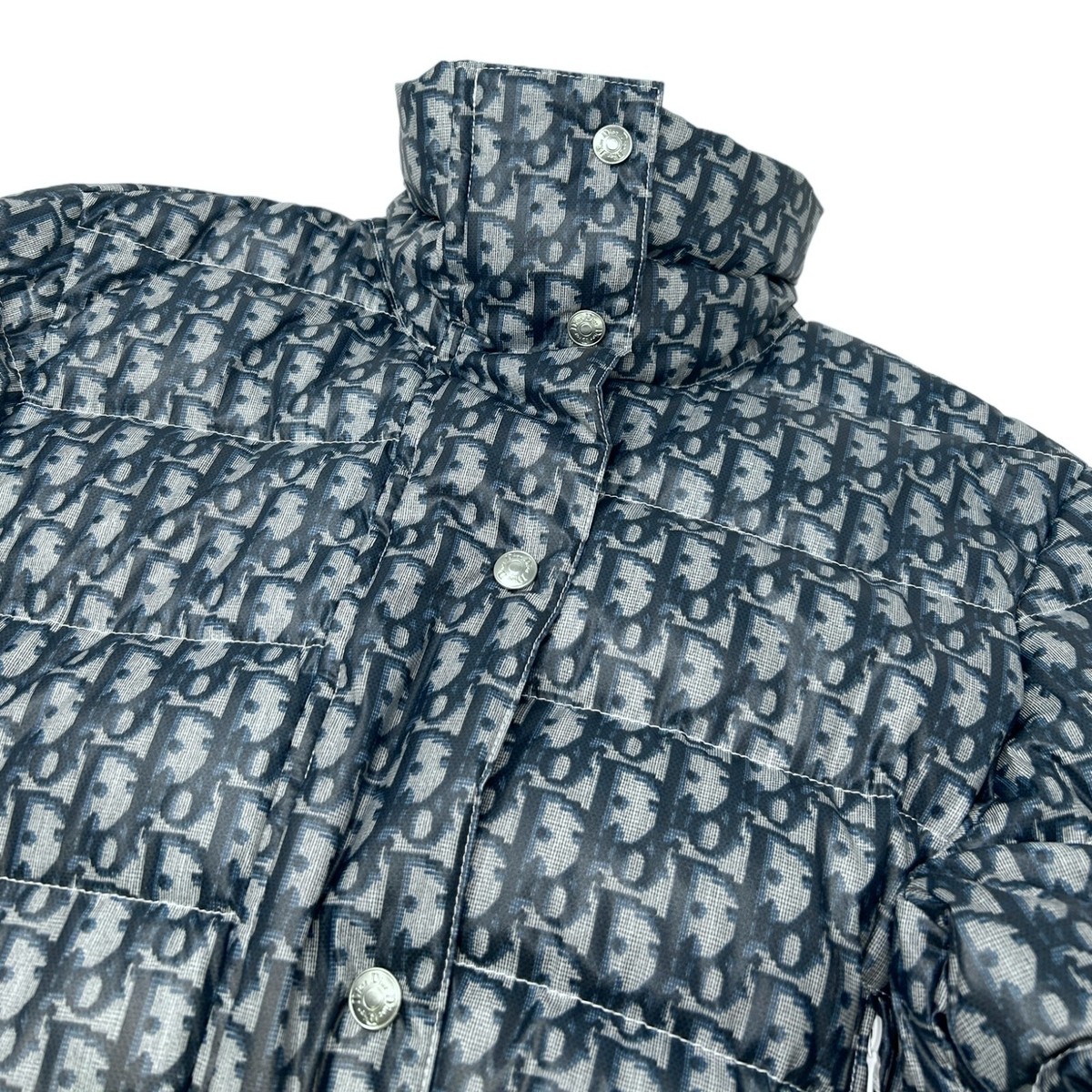 Christian Dior Vintage Trotter Monogram Logo Puffer Jacket Christian Dior Vintage Trotter Monogram Logo Puffer Jacket
