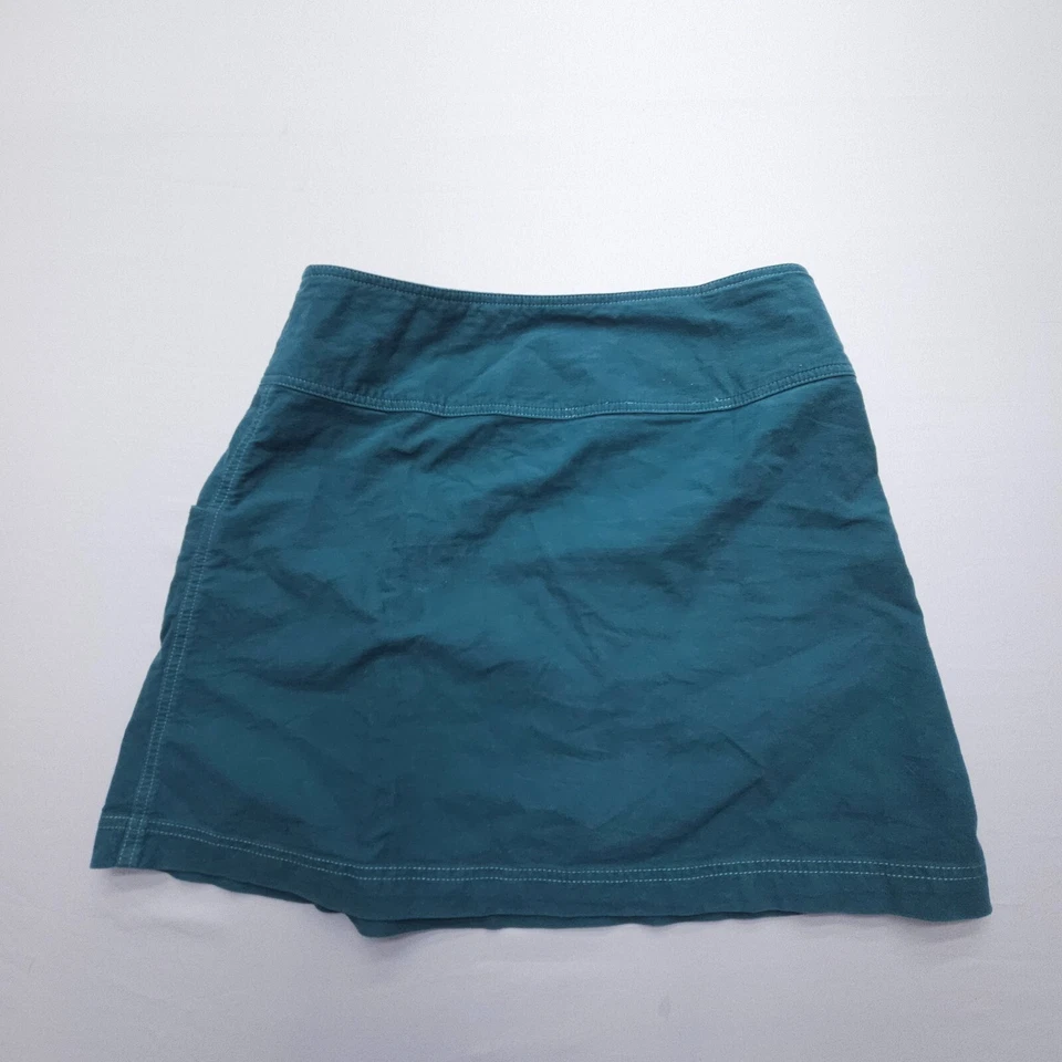 Falda Royal Robbins Mujer 8 Azul Línea A Corta Suave Gamuza Algodón Elástico Foto 2 de 4