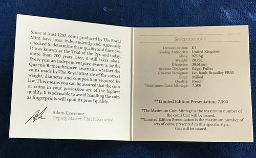 2014 The First Birthday of Prince George 5 Pound Silver Proof Coin, Box, COA - Picture 5 of 6