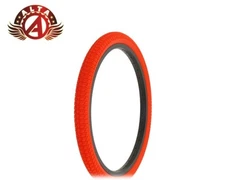 ALTALINE Bicycle TIRE 20" x 1.75" ALL RED INFECTION STYLE SINGLE TIRE BMX Bike