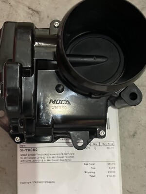 Auto Parts Mini Throttle Body Moca P/N N-TB080 New Still in Box 