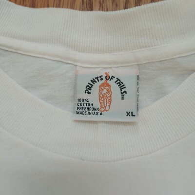 Vintage Prints of Tails Front and Back Cat Graphic T-Shirt Size XL