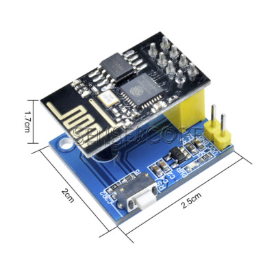 ESP8266 ESP-01 Serial DS18B20 Temperature Sensor Adapter Wireless WIFI Board-
