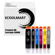 6PK Ink Cartridge for PGI-250 CLI-251 PIXMA IP8720 MG7520 MG6320 MG7120