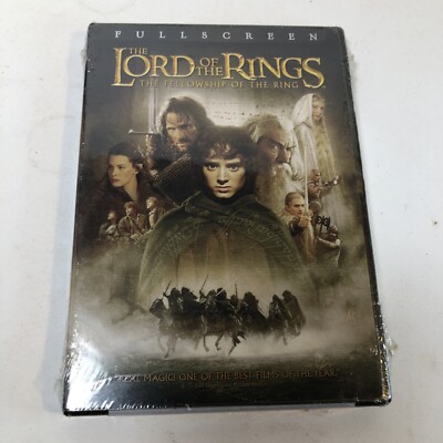 The Lord of the Rings: The Fellowship of the Ring (DVD, 2002, Full Screen) NEW