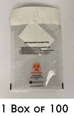 Therapak 95kPa Compliant 11''x7'' Specimen Transport Bag 15652 - Case of 100