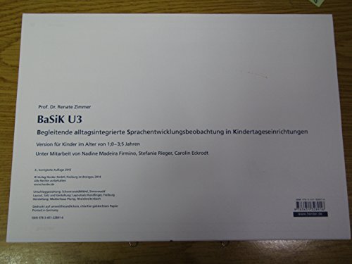BASIK U3: Begleitende alltagsintegri..., Zimmer, Renate