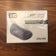Electronic Snore Device Anti Snoring ZHQ-008 Blue Color Brand New