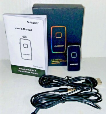 AUSDOM ATR1 Wireless Bluetooth Transmitter & Receiver - Q-9