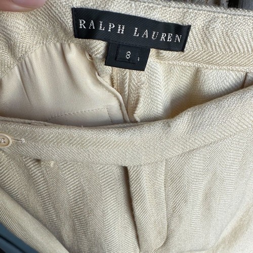Ralph Lauren Black Label Linen Dress Pant - Picture 2 of 5