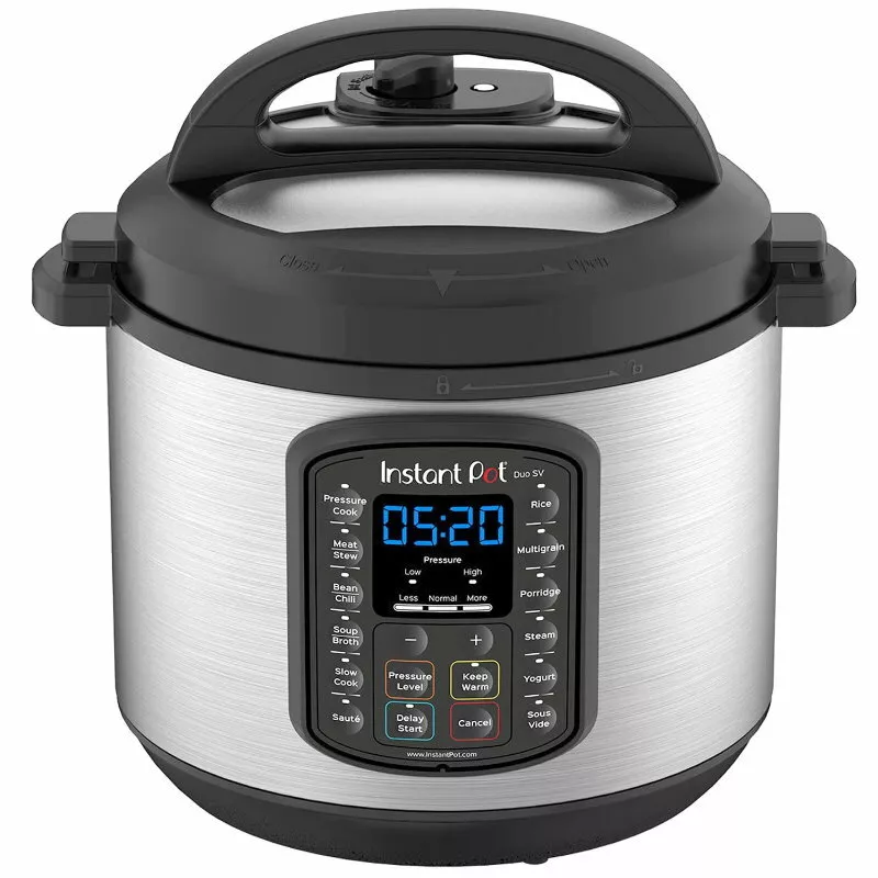 Instant Pot Duo SV 6 Quart 9 in 1 Multi Use Pressure Cooker 5.7