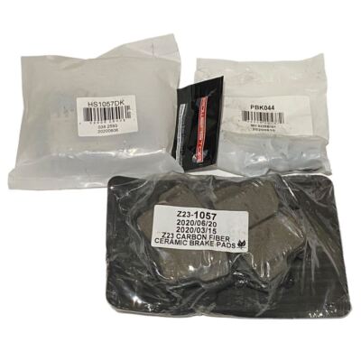 POWERSTOP Z23-1057 Evolution Sport Carbon Fiber+Ceramic Brake Pads - New