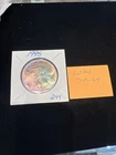 1995 1 OUNCE SILVER EAGLE MONSTER RAINBOW TONING