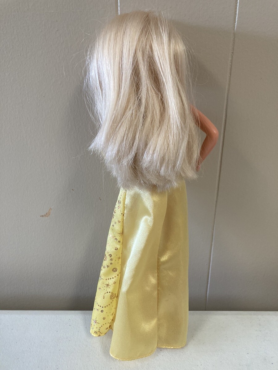 Vintage 1966 Blonde Mattel 12” Barbie Yellow Dress 1976 Head Twist