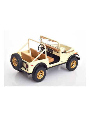 Model Car Group JEEP CJ-7 1980 golden Eagle beige 1/18 Scale