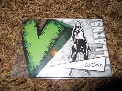 Marvel Beginnings 2012 Villains Insert Trading Card Satana V-37