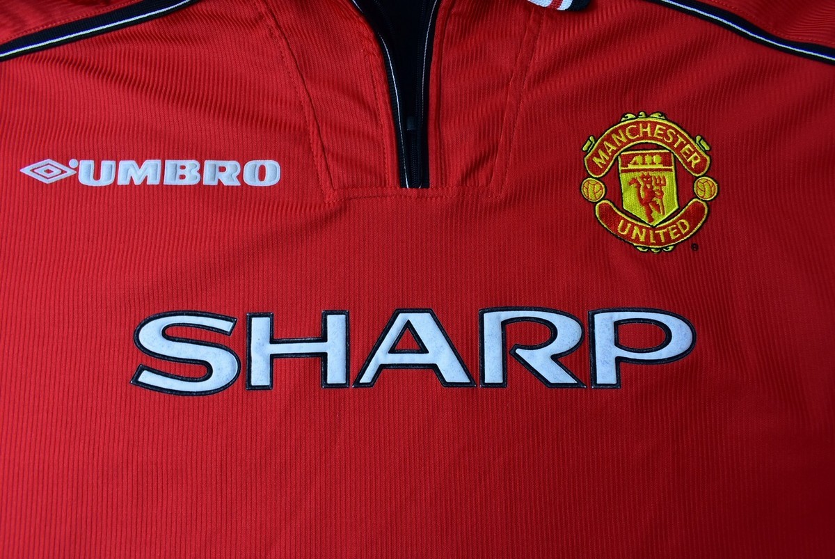 UMBRO - UMBRO マンチェスターユナイテッド　1998-2000 ホーム　Mサイズ MANCHESTER UNITED 1998 2000 HOME SHIRT FOOTBALL SOCCER UMBRO
