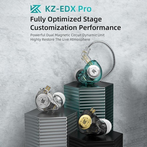 KZ-EDX Pro Auricolari HIFI Bass In Ear Sport Cancellazione Rumore Monitor Cuffie - Foto 29 di 29