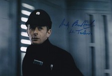 ANDY BRADFORD signed Autogramm 20x30cm STAR WARS in Person autograph COA