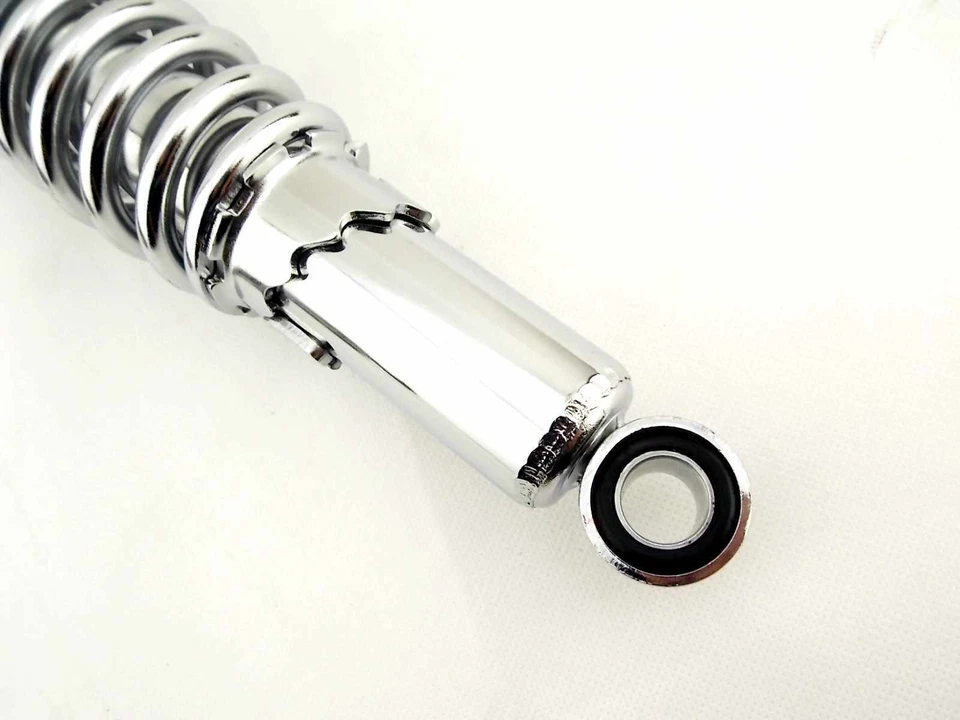 BMW R100 CS/RS/RT/S/7 340mm JBS CHROME REAR SHOCK ABSORBERS EYE TO EYE Foto 3 de 4