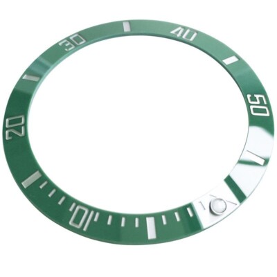 Custom Made Ceramic Green Watch Bezel Insert Fits Rolex Submariner 41mm 126610LV