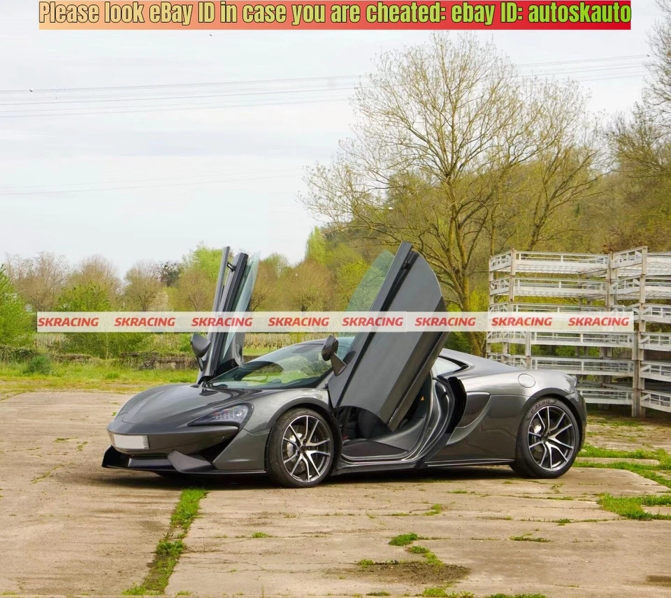 Juego de faldones laterales de fibra de carbono BodyKit para McLaren 570S 540C 570GT 16-21 Foto 3 de 4