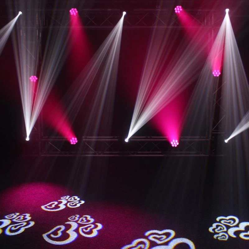 2 x Equinox Fusion 100 Spot MKII Moving Head 80w LED Beam Gobo Colours DJ Stage - Image 4 of 4
