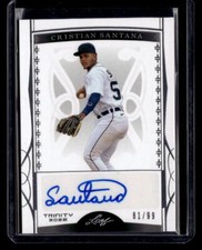 2023 Leaf Trinity Base Auto Cristian Santana 81/99