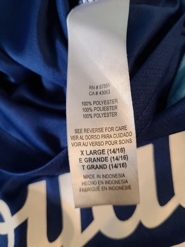 KANSAS CITY ROYALS Youth L 14/16 Jersey Shirt - Picture 3 of 3
