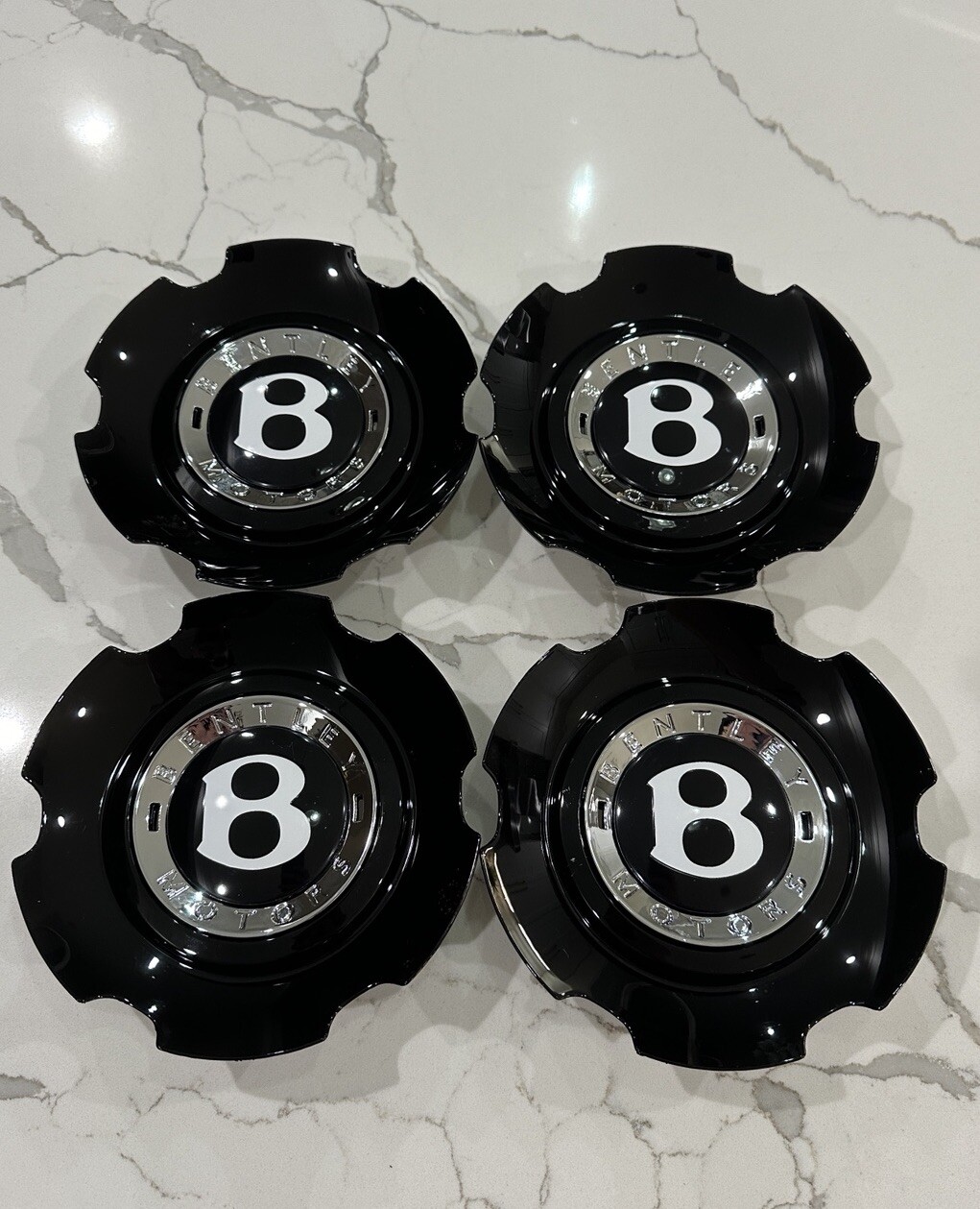 4X Center Caps fits Factory Bentley Continental Flying Spur Wheel Hub 3W0601171C