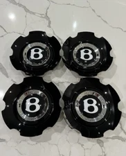 4X Center Caps fits Factory Bentley Continental Flying Spur Wheel Hub 3W0601171C