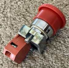 Automation Direct Red Twist Lock Estop push button w/ ECX 1030 NC Contact Block