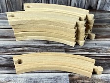 BRIO Wooden Railway Railroad Track Part - One 1 7" Reversible Curve