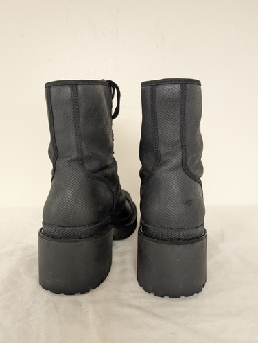 Marc Jacobs Lace Up Chunky Black Leather Combat Boot sz 39.5 / 9.5 - Picture 7 of 8