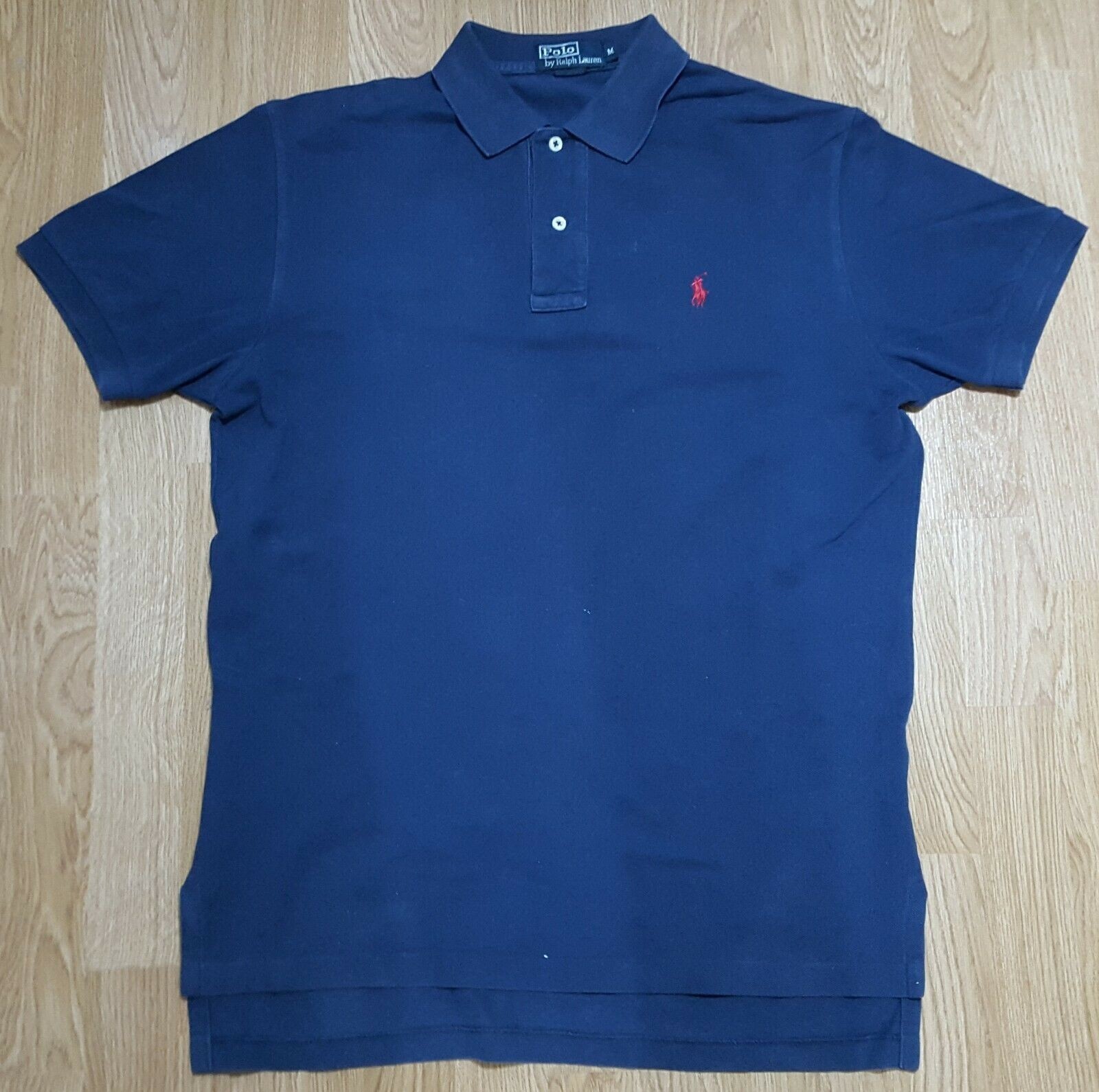 PONY Polo Ralph Lauren maglietta maglietta maniche corte blu navy taglia M