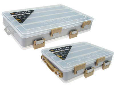 NEU Westin W3 Lure Box Double Sided S8 Fishing Kunstköderbox Hecht Barsch