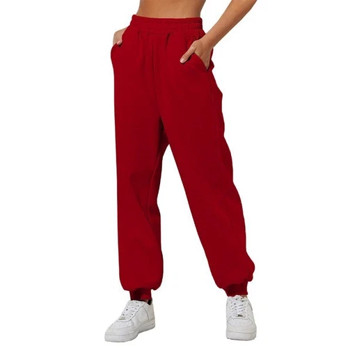 Womens Joggers Tracksuit Bottoms Closed Hem Soft Ladies Trousers Jogging Pants - Picture 37 of 38