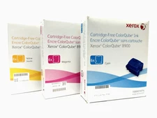 Genuine Xerox ColorQube 8900 Solid Ink Set 108R01014 108R01015 108R01016