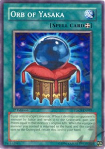 Orb of Yasaka - TDGS-EN055 - Common - Unlimited Edition x3 - Lightly Played