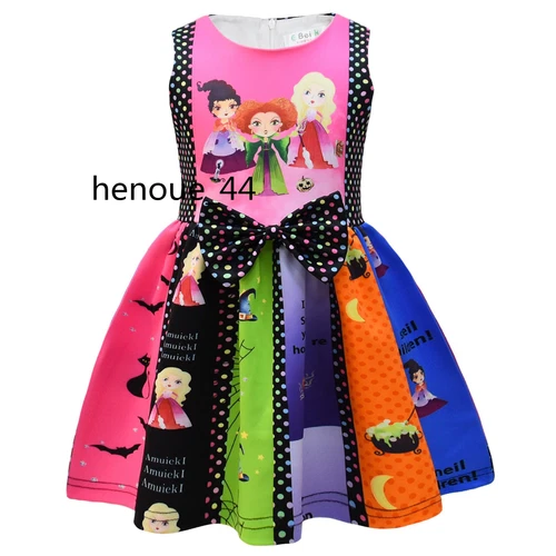 minnie stitch Cartoon Bowknot Dress Skirt Princess Party Birthday Fancy girl - Picture 59 of 69