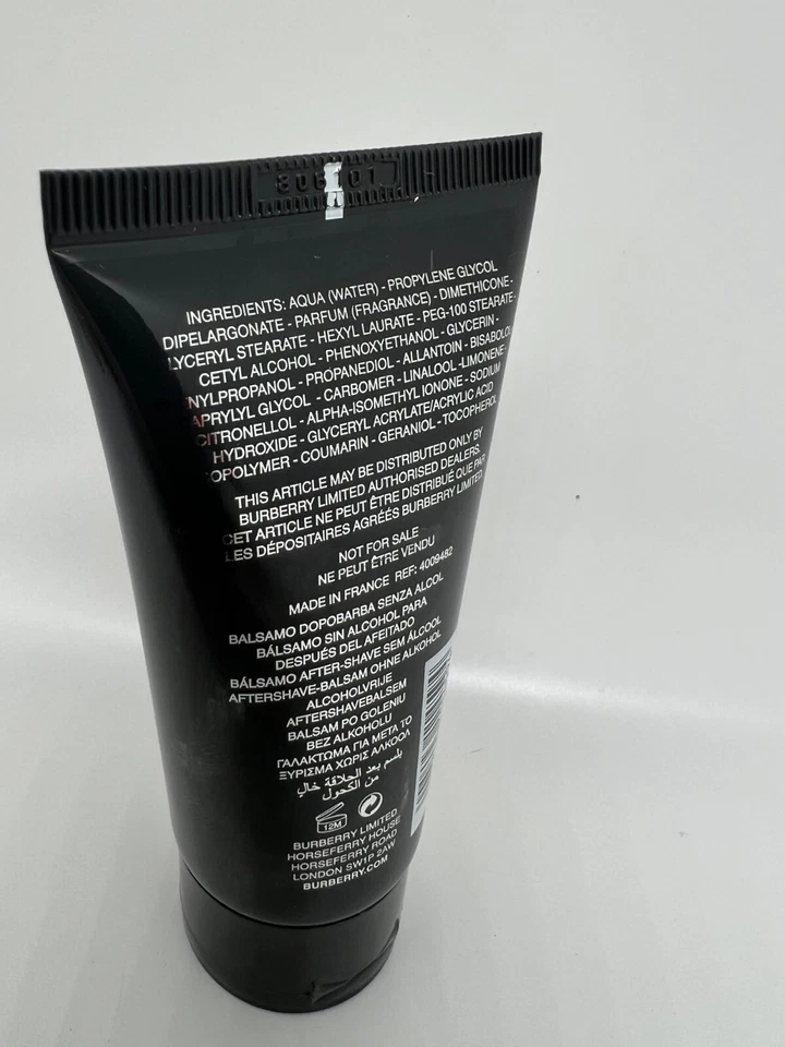 BURBERRY BRIT PARA HOMBRES 1,6 FL oz/50 ml bálsamo para después del afeitado sin alcohol en tubo Foto 3 de 4