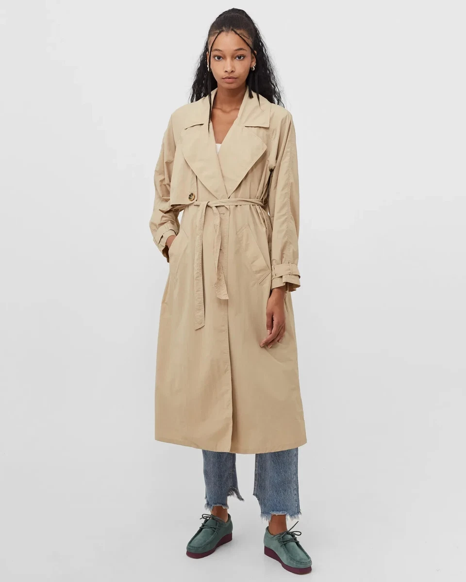 Nylon trench coat womens sale