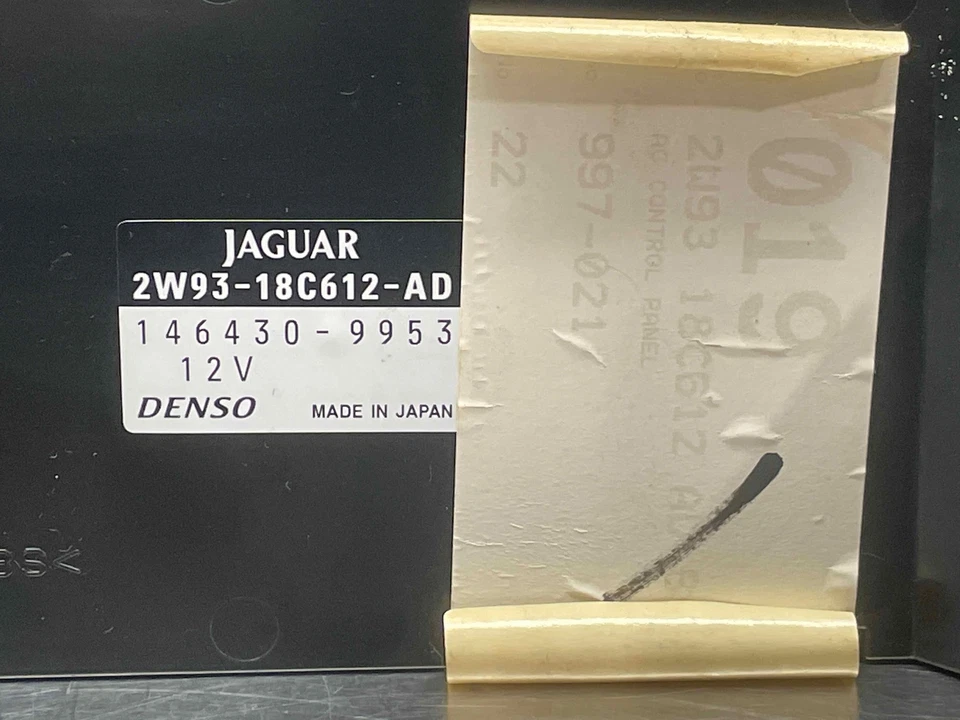 Jaguar XJ8 2007 calefacción aire acondicionado control de temperatura delantero OEM 2W93-18C612-AD Foto 4 de 4
