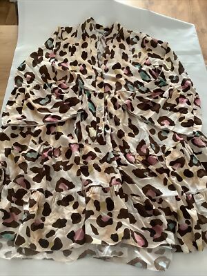 hTrend Womens Leopard Print Dress One Size