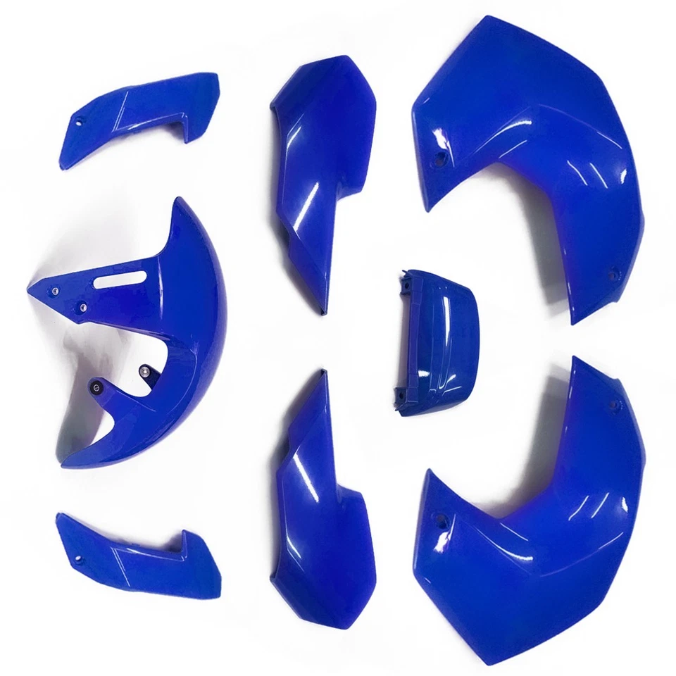 8PC BODY PANELS FRAME FAIRING BODYWORK KIT NAVY BLUE FIT HONDA MSX GROM 125 2025 - Imagem 3 de 4