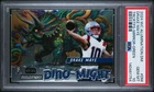 2024 WC Dino-Might Drake Maye TRICERATOPS Mirror Green Rookie #'D 17/25 PSA 10