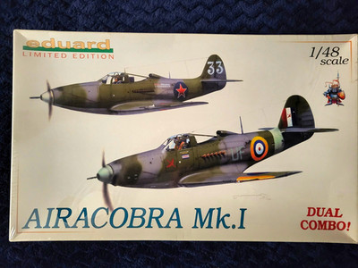 Eduard Airacobra Mk.I Dual Combo Limited Edition 1:48 Plastic Airplane Kit 1120