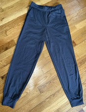 Uniqlo Airism Women  s Jogger Pants Poly 3 Pocket Drawstring Pull On Size S